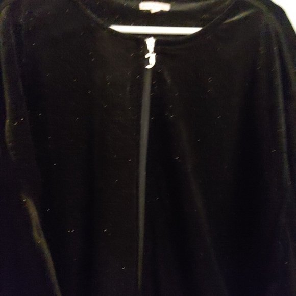 Juicy Couture Velour All Over Glitter Sparkle Full Zip Jacket Y2k Staple L - Picture 4 of 14